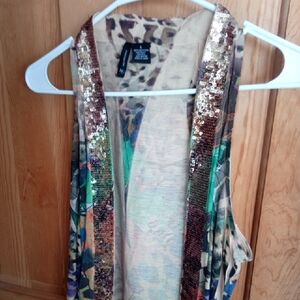 New Directions Multicolor Sequin Camisole